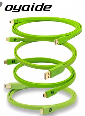 Oyaide欧亚德USB线材Neo B+TypeC先锋DJ打碟机控制器一体机数据线