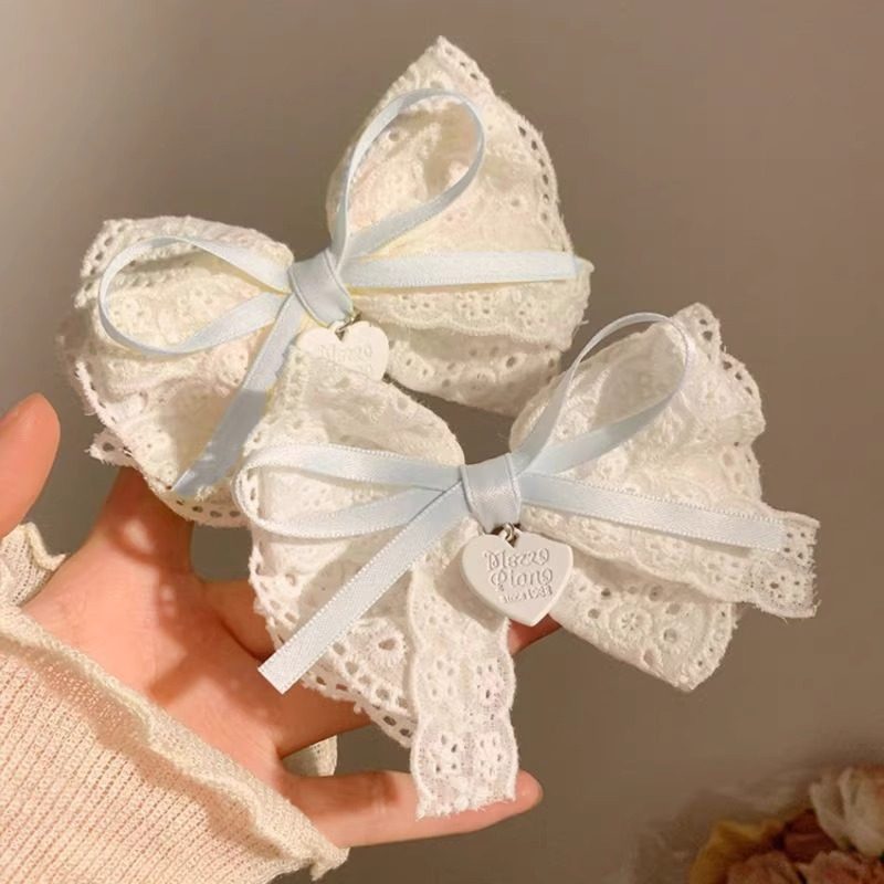 甜美超仙蕾丝蝴蝶结爱心刺绣吊坠发夹女洛丽塔鸭嘴夹发饰ins时尚,饰品/流行首饰/时尚饰品新,发饰,淘宝优惠券,粉丝福利购,淘宝优惠卷