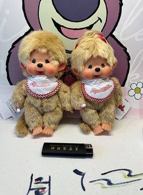 日本正版 Monchhichi 蒙奇奇 基本款 金毛 男孩女孩 S号 20cm