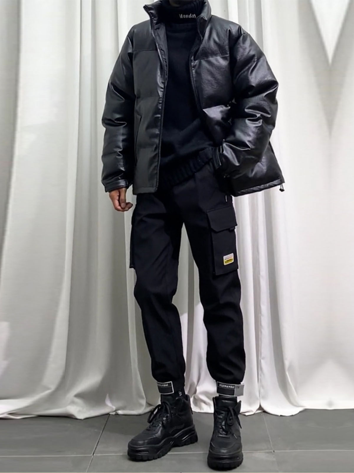 청소년 가을겨울 수트 남성 솜솜자켓 중 고등학생 쓰리피스수트 한국스타일 트렌디하고 멋스러운 솜솜자켓