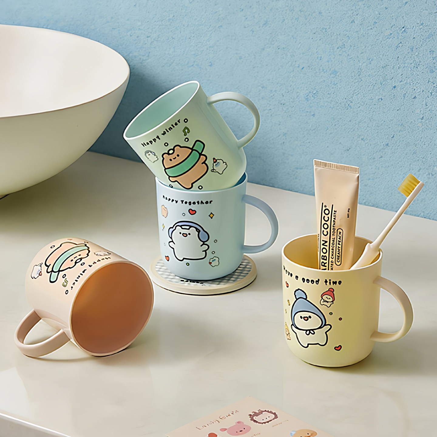 儿童漱口杯子家用2026热卖刷牙杯防霉抑菌簌口杯洗漱杯牙缸杯可爱,家庭/个人清洁工具,洗漱杯,淘宝优惠券,粉丝福利购,淘宝优惠卷