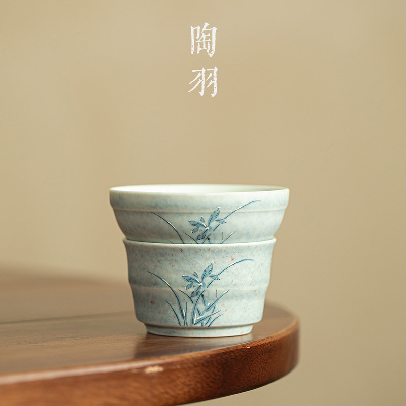 苏打烧冰姿雪兰茶漏茶滤家用陶瓷茶叶过滤网一体茶隔功夫茶具配件