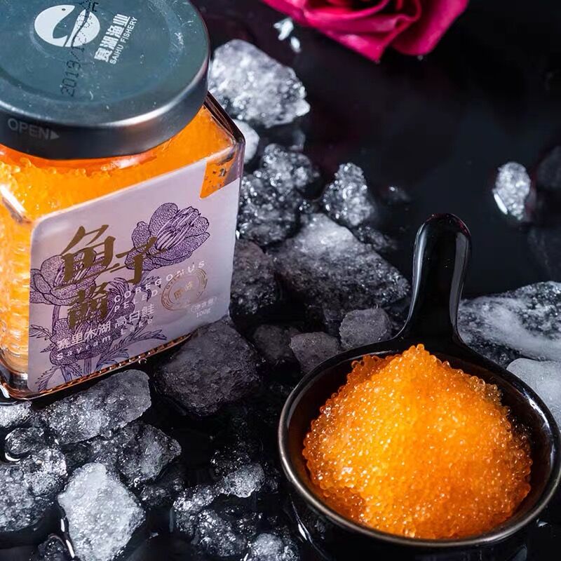 新疆赛里木湖白鲑新鲜鱼籽酱