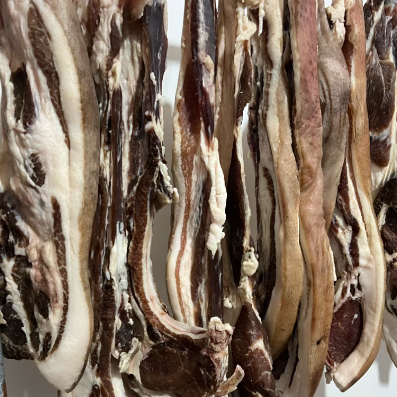 湖北红安农家土猪肉自然风干腊肉黑猪肉腊肉黑土猪腊肉京东包邮