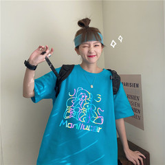 #純棉T恤反光小熊