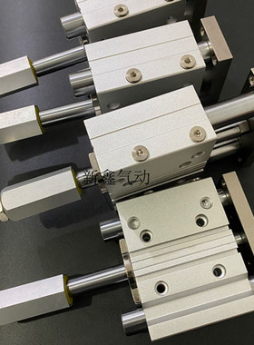 TCMJ三轴可调行程气缸TCLJ12/16/20/25/32/40/63*75×100x125-50S