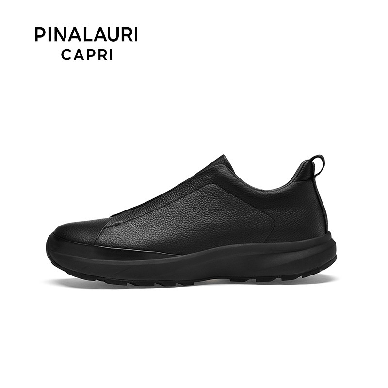 意大利PIALAURI CAPRI真皮男士休闲鞋一脚蹬软底轻便舒适时尚男鞋