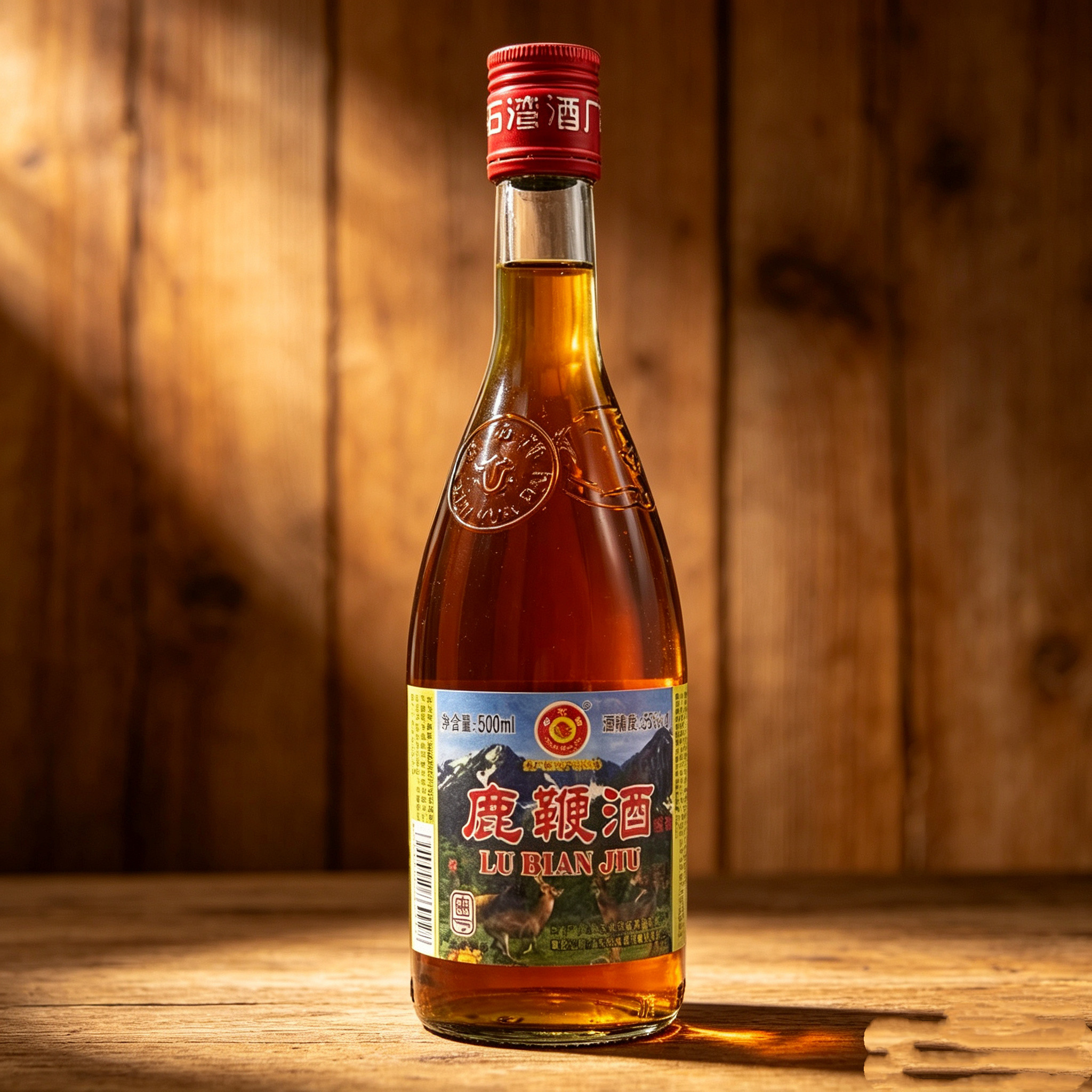 石湾春花牌鹿鞭酒30度500ml*2瓶配制露酒 老牌子经典滋补药材配方