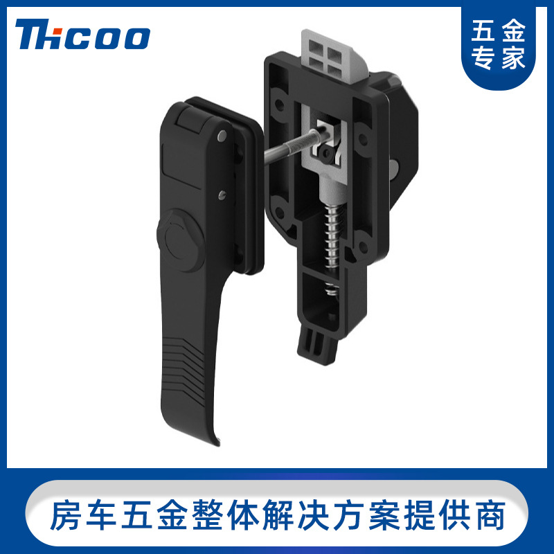 斯科内外通开房车锁旅居车门锁