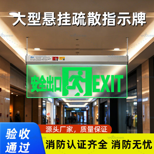 led新国标550*230大型明装水晶