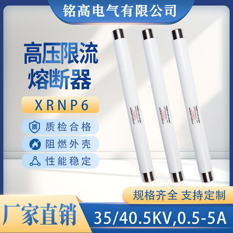 铭高高压高分段能力限流熔断器XRNP6-35/40.5KV0.5A1A2A