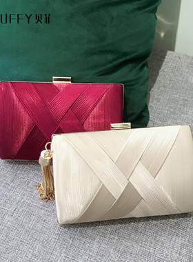 晚宴手包宴会手拿包女配晚礼服包包中式婚礼妈妈婆婆旗袍手提小包