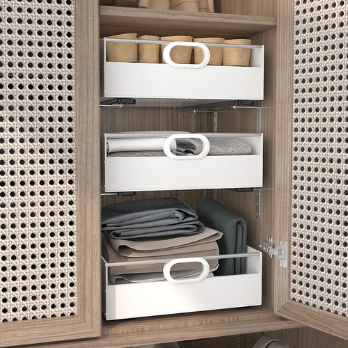 中石加高款抽屉拉篮环保PP带轨道