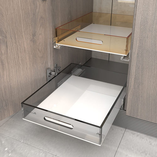 中石厨房耐压收纳抽屉改造装螺丝