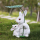 花园装 饰品 树脂彷真兔子户外创意小动物摆件园艺装 饰 庭院小摆件