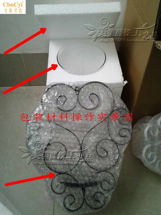 包邮现货地中海壁挂铁艺玻璃壁饰挂饰家居墙饰门饰含玻璃花瓶|ruв категории Домашний быт, роспись - от Buy2taobao.com для оказания профессиональной услуги покупки агента Taobao