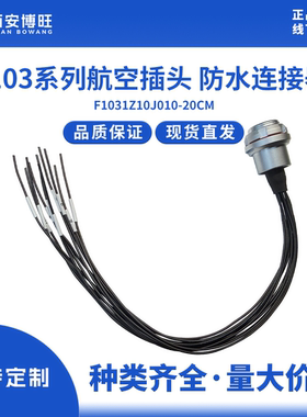 F1031Z10J010-20CM系列航空插头防水连接器现货直发品质保证
