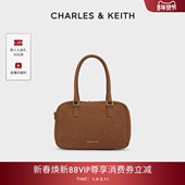CHARLES&KEITH女包CK2 新年礼物 30271398宽肩带波士顿包斜挎包