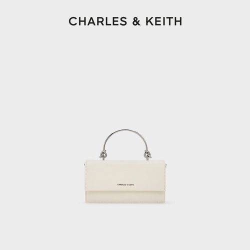 CHARLES&KEITH链条斜挎小方包