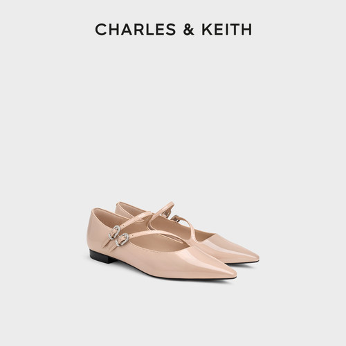 CHARLES＆KEITH时尚通勤低跟凉鞋
