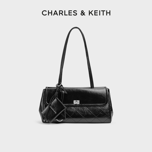 菱格双面腋下包CHARLES＆KEITH