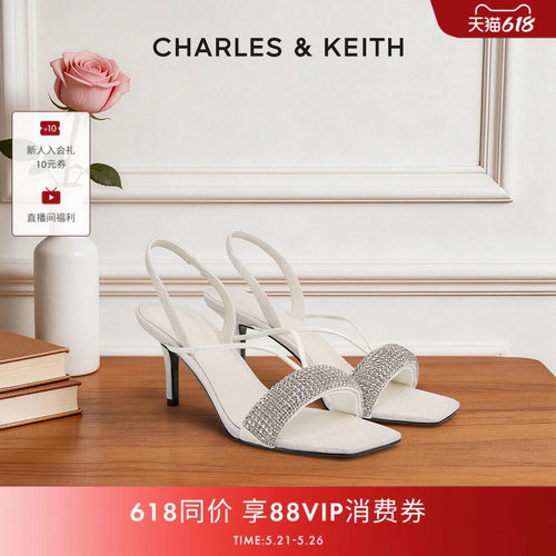 时尚高跟满钻凉鞋CHARLES&KEITH