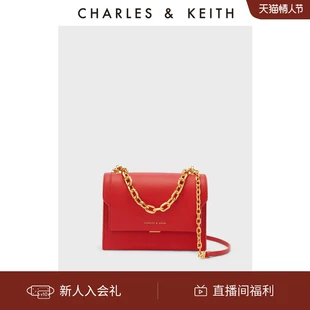 80701288 新款 4简约链条斜挎小方包女包 CHARLES&KEITH23春季 CK2