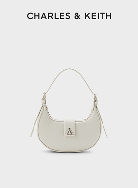 CHARLES&KEITH秋冬女包CK2-50271205简约单肩包腋下包月牙包女包