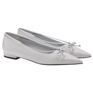 CHARLES&KEITH24秋季新款CK1-70900540蝴蝶结平底尖头芭蕾舞鞋女