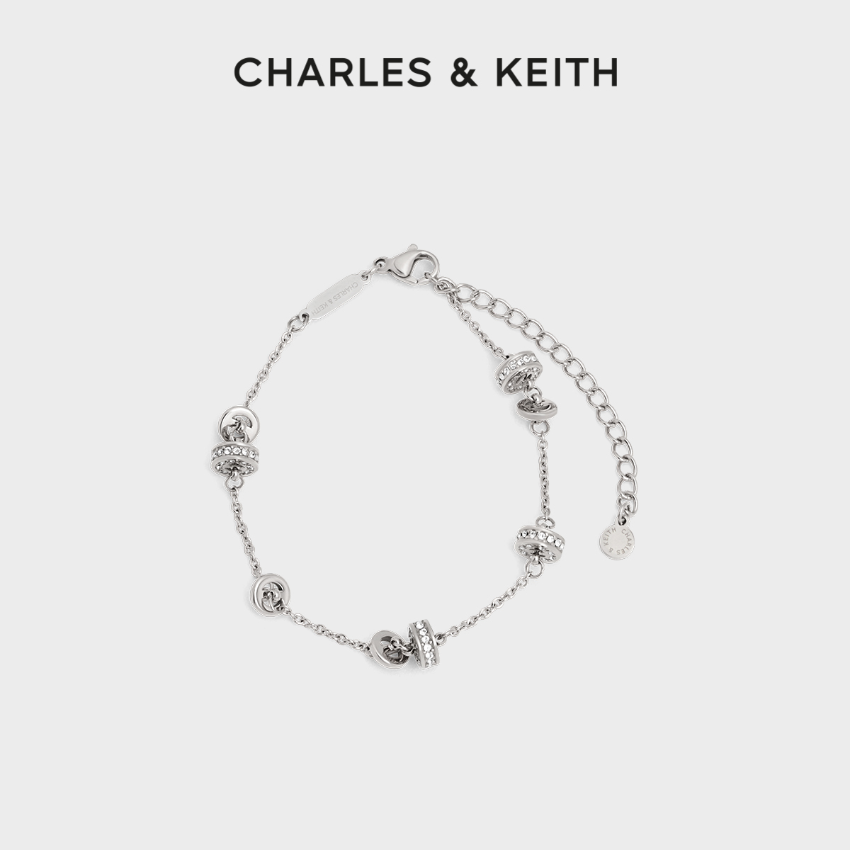 CHARLES&KEITH25冬季新款CK5-13220057无边星穹系列亮钻时尚配饰