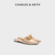 凉拖鞋 70920222蝴蝶结尖头平底穆勒鞋 CK1 CHARLES＆KEITH26夏新款