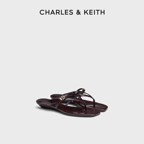 时尚尖头低跟凉拖CHARLES&KEITH