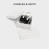 CK6 CHARLES&KEITH25冬季 新款 40681221迷你链条小方包包挂耳机包