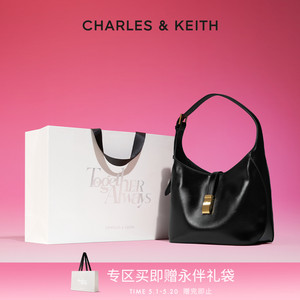 【母亲节礼物】CHARLES&KEITH2新款CK2-20782328大容量hobo托特包