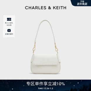 20782576时尚 CK2 编织单肩斜挎包腋下包 新款 CHARLES&KEITH25秋季