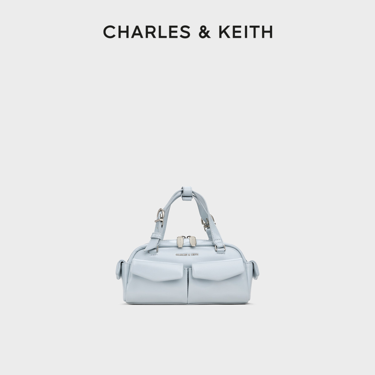 【双11折扣】CHARLES&KEITH女包CK2-30160259多口袋托特包机车包
