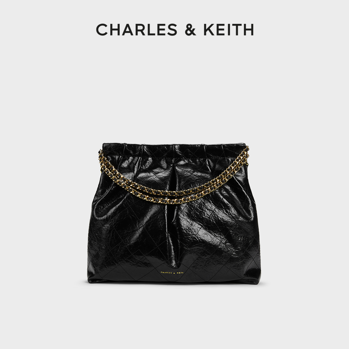CHARLES&KEITH子母链条托特包