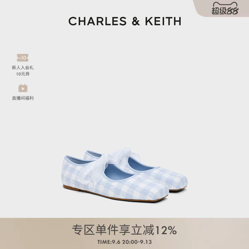 丝带蝴蝶结 复古方头 玛丽珍鞋