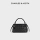 CK2 CHARLES&KEITH25秋季 新款 30701620编织设计手提凯莉包斜挎包