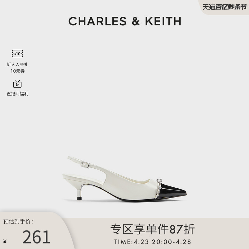 夏季尖头凉鞋CHARLES&KEITH