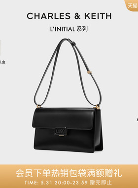 【618狂欢节】CHARLES&KEITH24新款SL2-20271320牛皮单肩信封包女