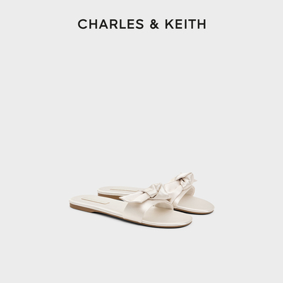 蝴蝶结平底凉拖鞋CHARLES&KEITH