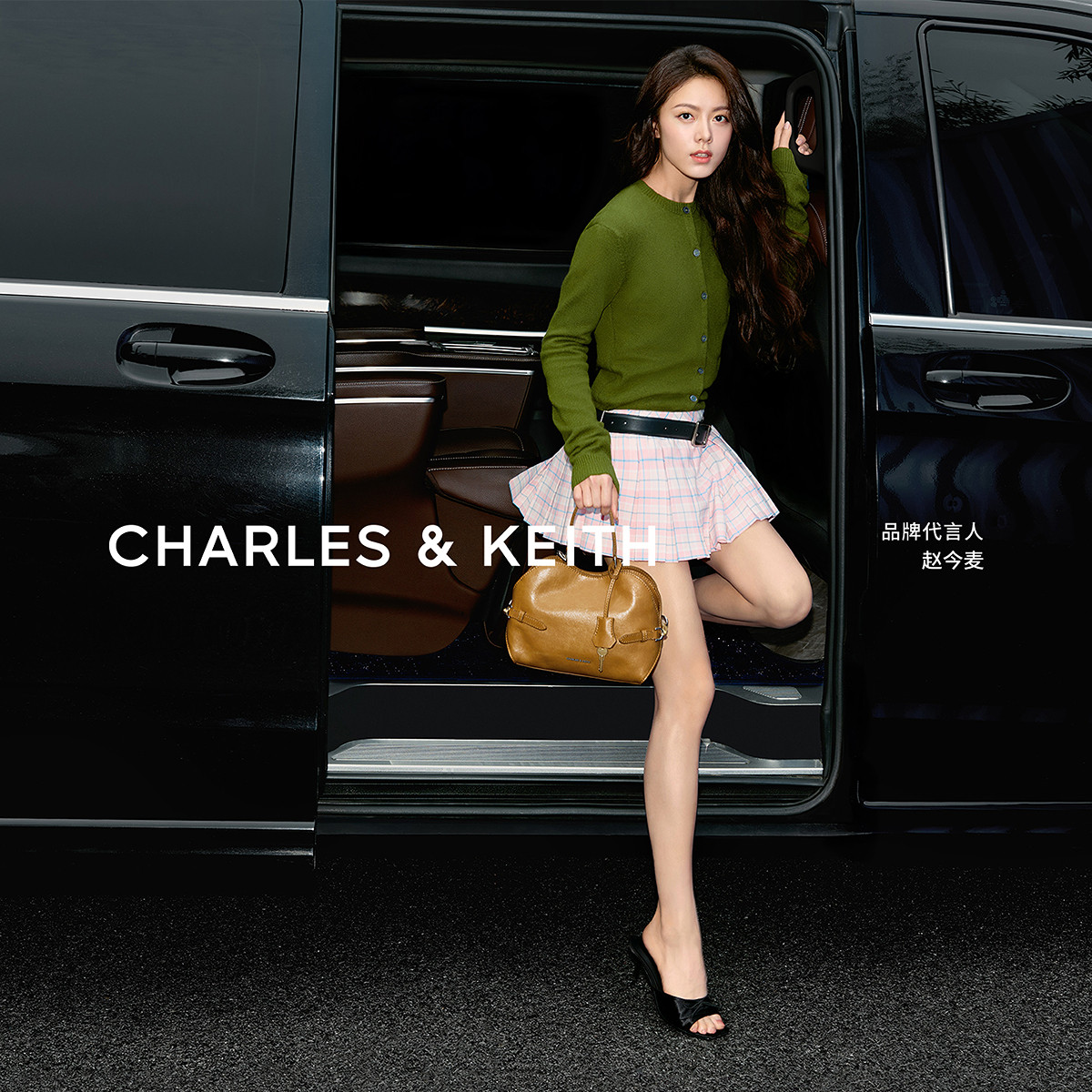 【年中折扣】CHARLES&KEITH女包CK2-30271741通勤链条手提托特包