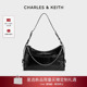 CHARLES&KEITH25冬新款 CK2 20271666链条设计大容量托特包机车包
