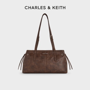 20782673复古油蜡皮绳结单肩腋下包 CK2 CHARLES&KEITH25秋季 新款