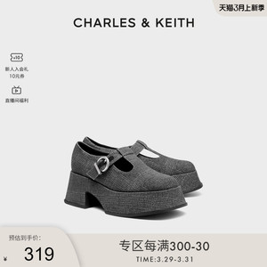 CHARLES&KEITH学院风玛丽珍鞋