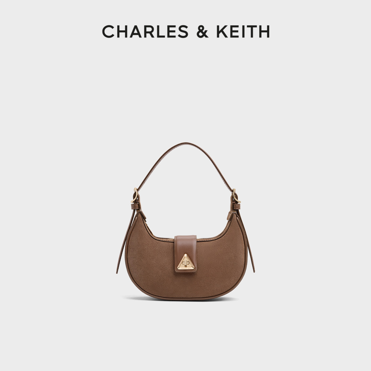 CHARLES&KEITH25冬新款CK2-50271205-1廓形手提腋下包新月包女包,箱包皮具/热销女包/男包,腋下包,淘宝优惠券,粉丝福利购,淘宝优惠卷