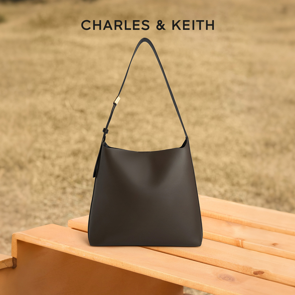 CHARLES&KEITH子母单肩托特包