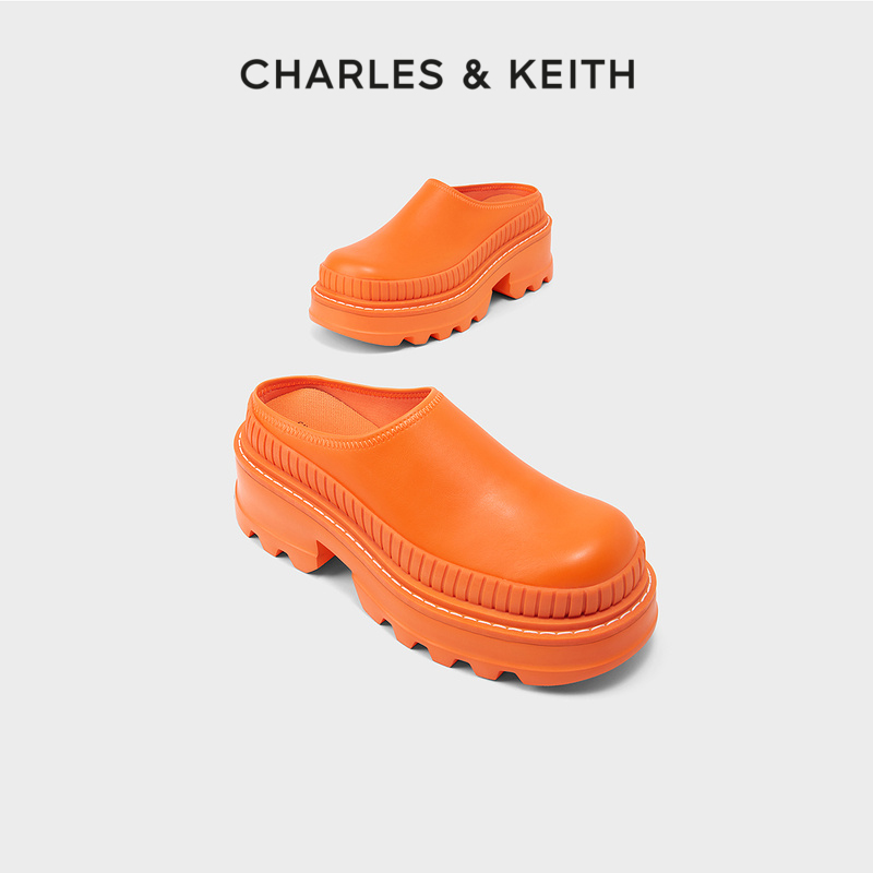 休闲厚底凉拖鞋CHARLES&KEITH