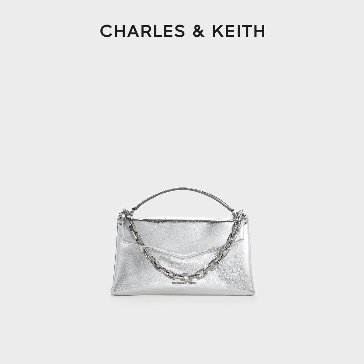 CHARLESKEITH磁吸翻盖信封包女包